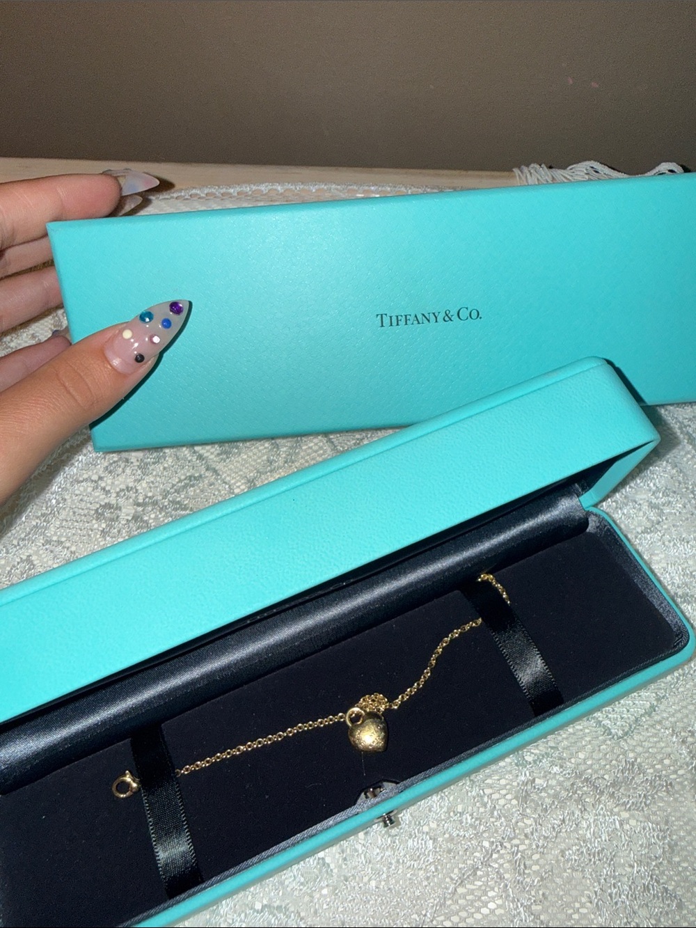 Tiffany & Co. Return to Tiffany Gold Heart Tag Bracelet